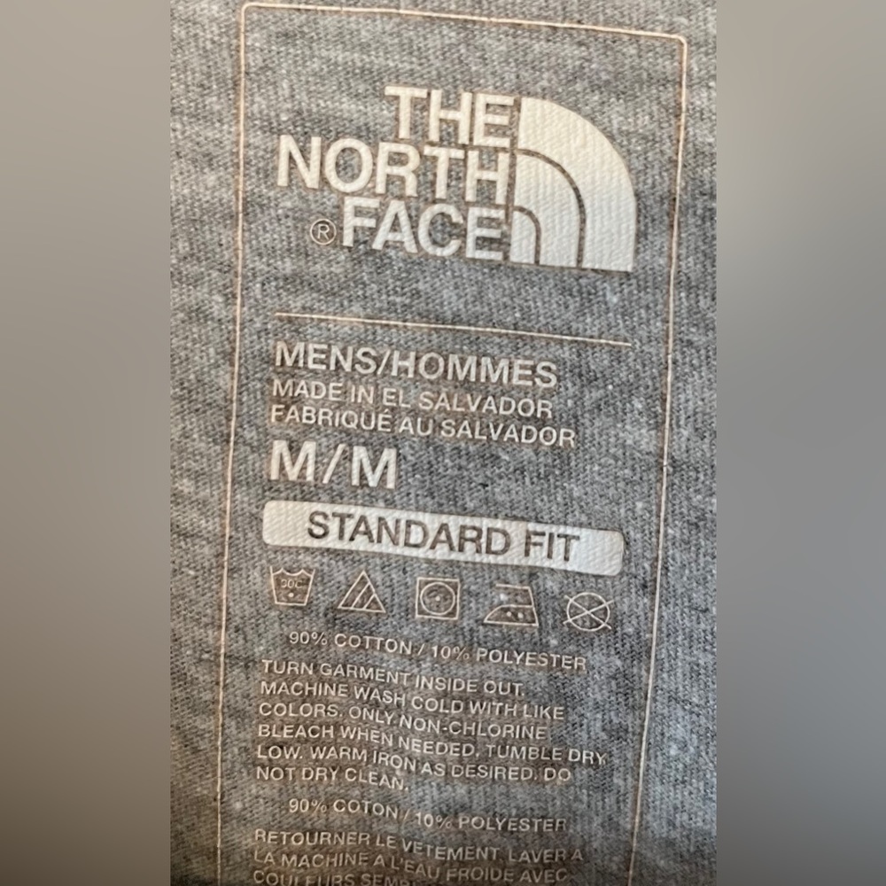 The North Face Short Sleeve Tee. Size M. Color Grey. - Picture 3 of 3